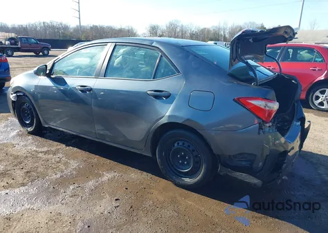 2016 Toyota Corolla Le z USA, uszkodzony, nr VIN 2T1BURHE1GC601578